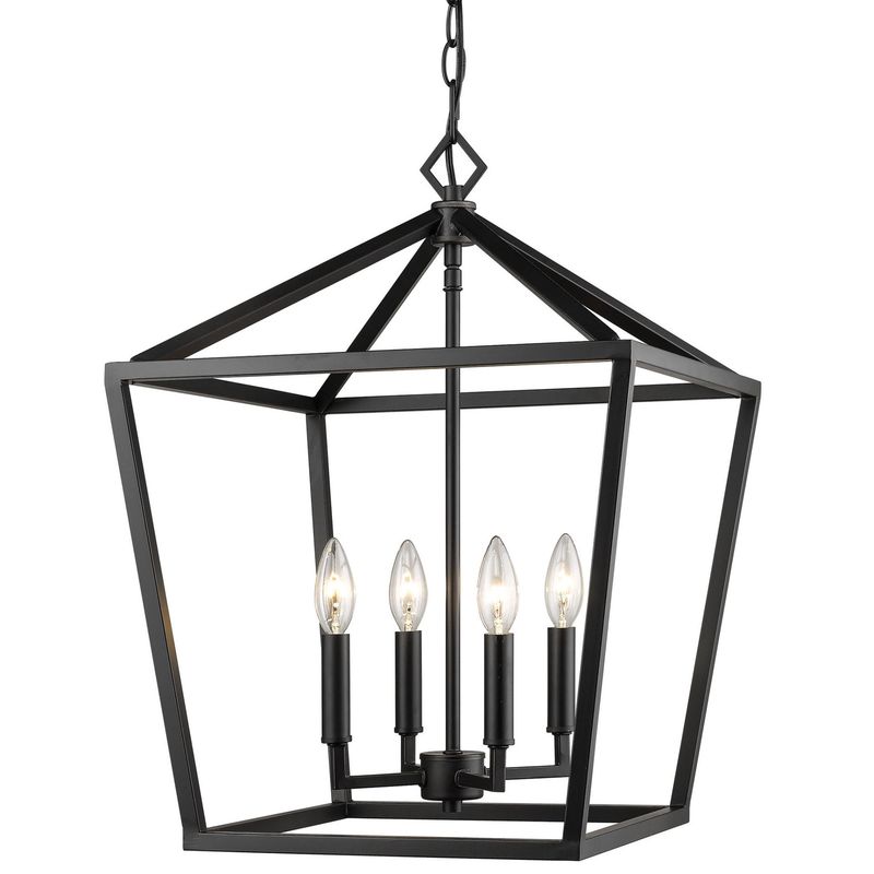 Ritner 4 Light 16&quot; Wide Taper Candle Pendant