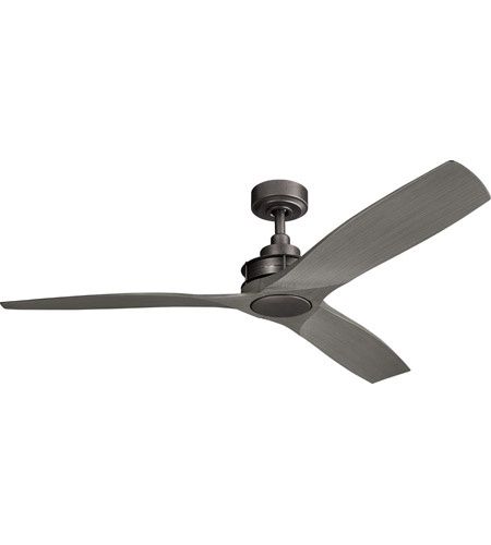 Ried 56 inch Anvil Iron with Driftwood Blades Ceiling Fan