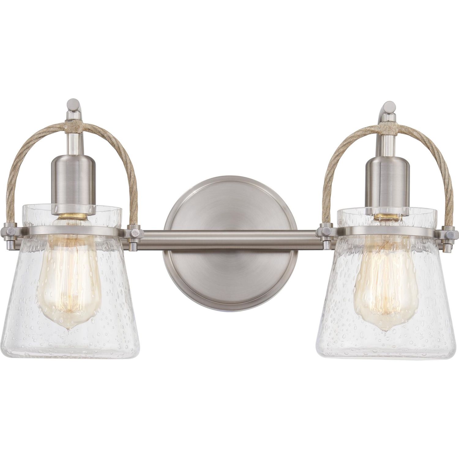 Stafford 2 Light 16&quot; Wide Bathroom Vanity Light in Brushed Nickel