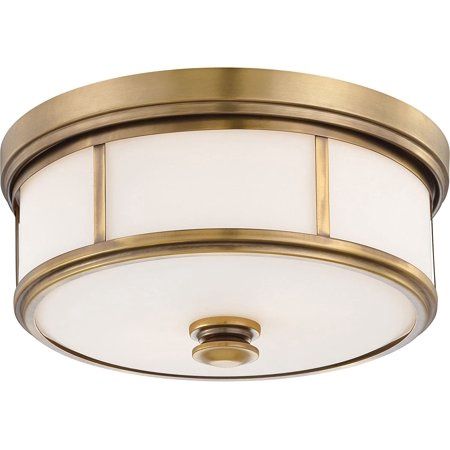 2 Light 13.5&quot; Wide Flush Mount Ceiling Fixture from the Harbour Point Collection