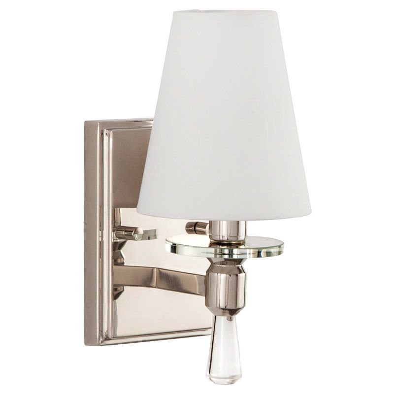Southampton Single Light 11&quot; Tall Wall Sconce Polished Nickel Indoor Lighting Wall Sconces