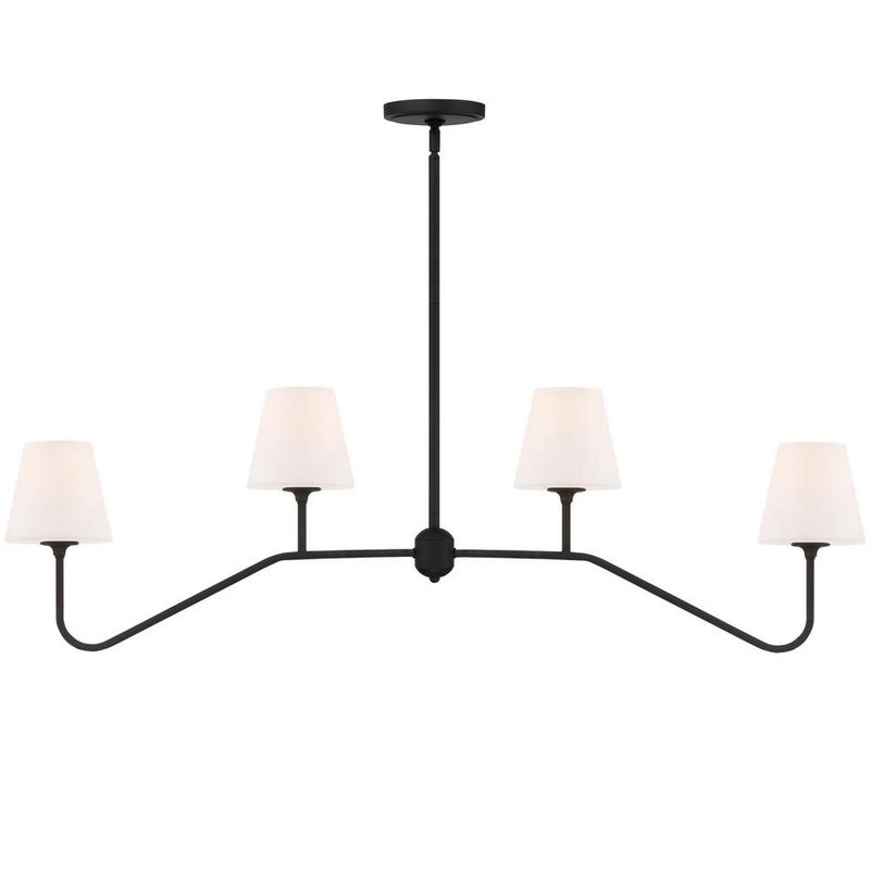 Keenan 48&quot; Wide 4 Light Linear Chandelier