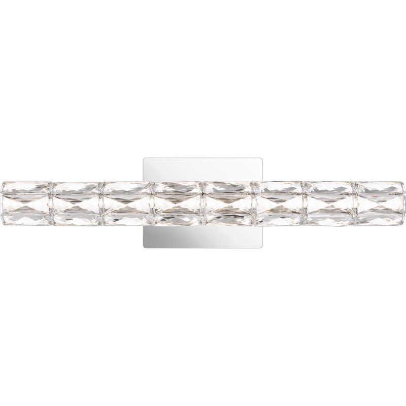 Luster Single Light 24&quot; Wide Integrated LED Bath Bar in Polished Chrome