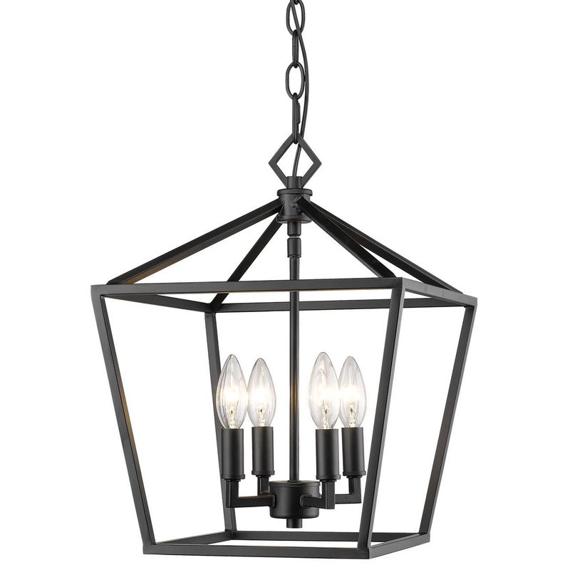 Ritner 4 Light 12&quot; Wide Taper Candle Pendant