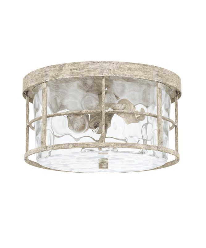 Beaufort 2 Light 13&quot; Wide Flush Mount Drum Ceiling Fixture