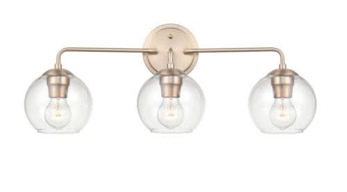 3 Light 26&quot; Wide Bathroom Vanity Light Model:9753-MG