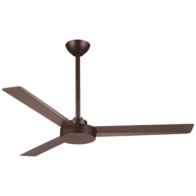 Roto 52&quot; 3 Blade Indoor Ceiling Fan with Wall Control Included Bronze