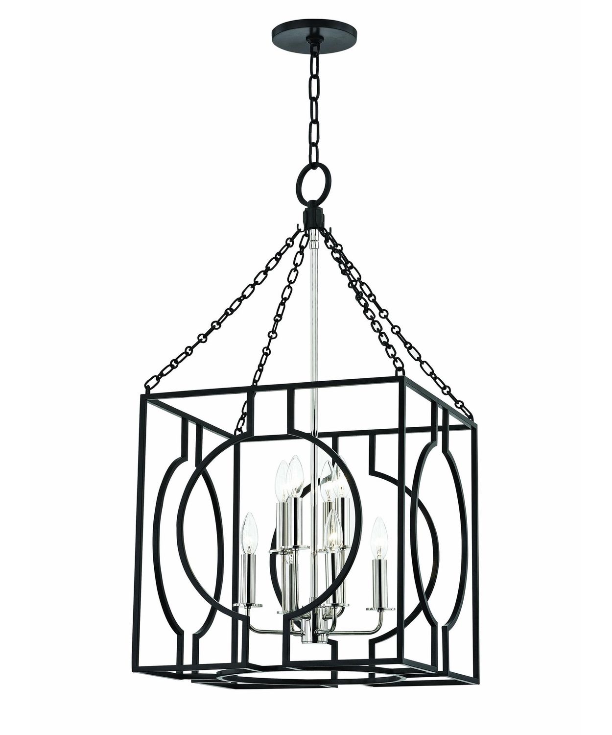 Octavio 8 Light 18&quot; Wide Taper Candle Pendant