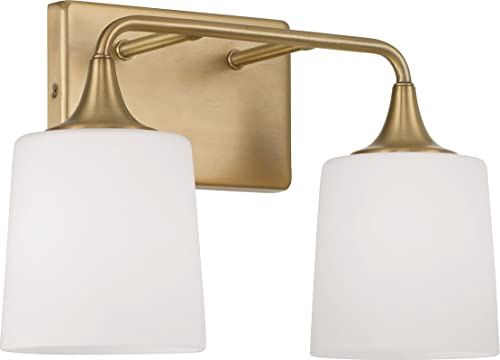 Presley 2 Light 16&quot; Wide Vanity Light Aged Brass
