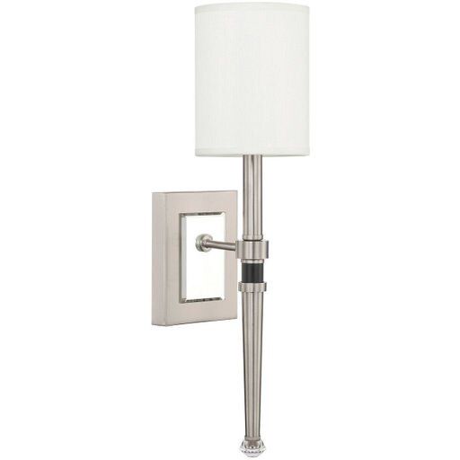 Capital Lighting Elijah 1 Light 5 inch Black Tie Sconce Wall Light Brushed Nickel and Black
