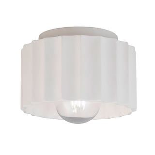 Radiance 8&quot; Wide Flush Mount Drum Ceiling Fixture