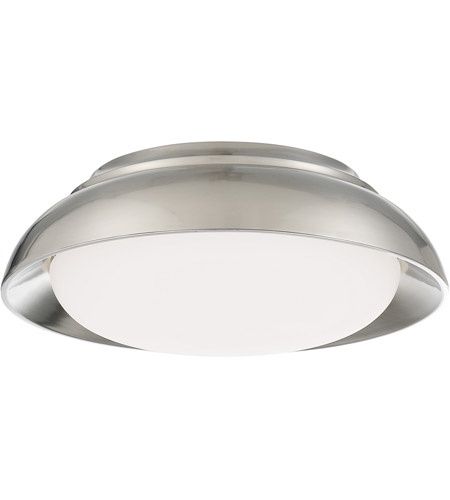 LED 15 inch Brushed Nickel Flush Mount Ceiling Light