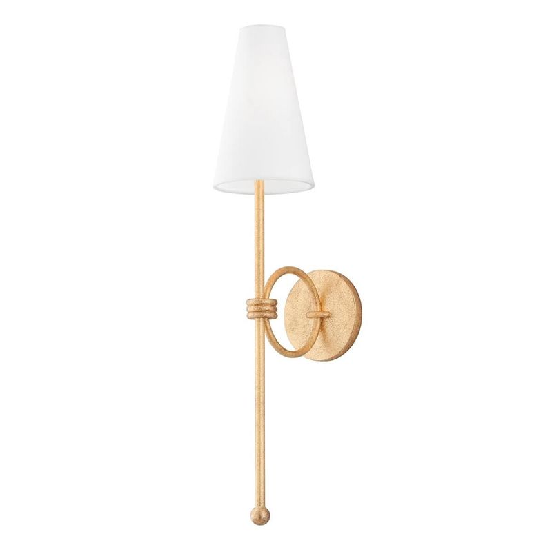Magnus 26&quot; Tall Wall Sconce Vintage Gold Leaf