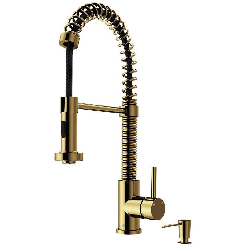 Edison 1.8 GPM Single Hole Pre-Rinse Pull Down, Out Kitchen Faucet
