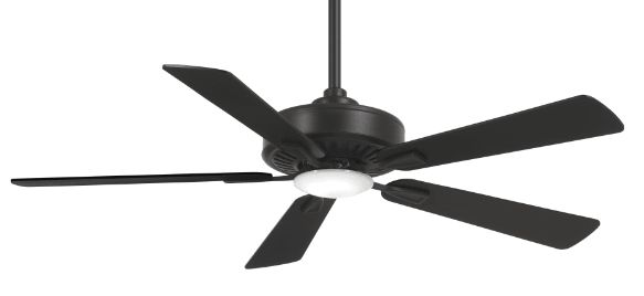 Contractor Plus LED 52&quot; 5 Blade Indoor Ceiling Fan with Remote Included Model:F556L-CL