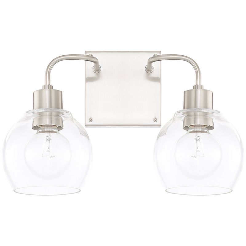 Tanner 2 Light 15&quot; Wide Bathroom Vanity Light Brushed Nickel