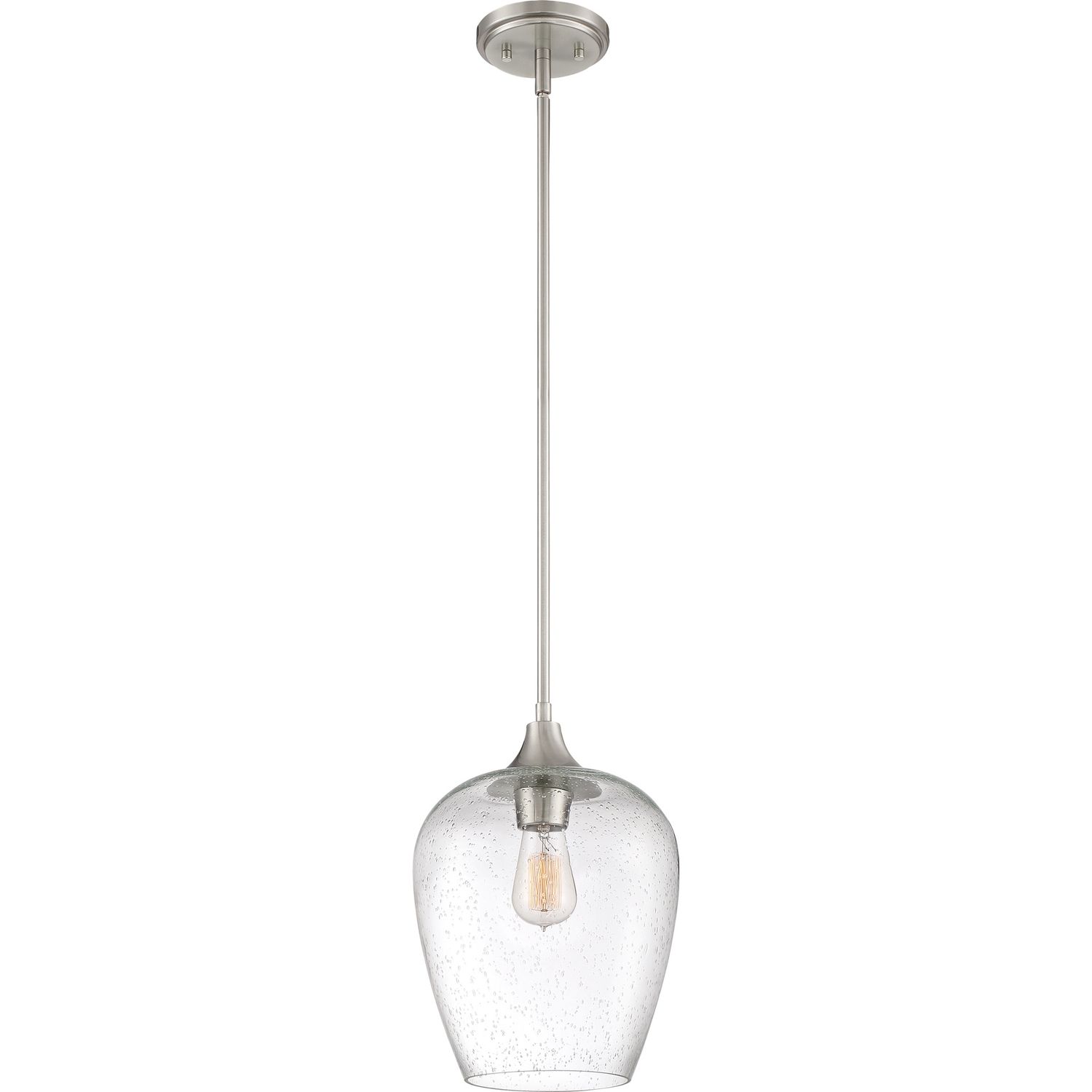 Towne Single Light 10&quot; Wide Pendant with a Glass Shade