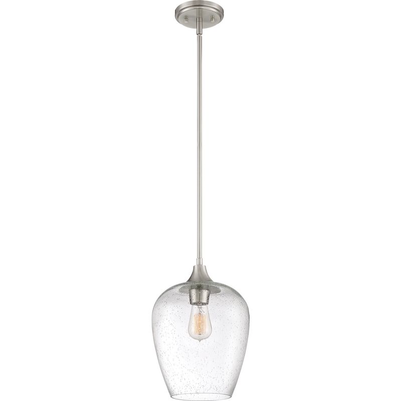 Towne Single Light 10&quot; Wide Pendant with a Glass Shade