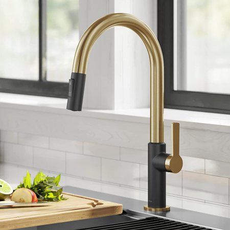 Oletto 1.8 GPM Single Handle Pull-Down Kitchen Faucet