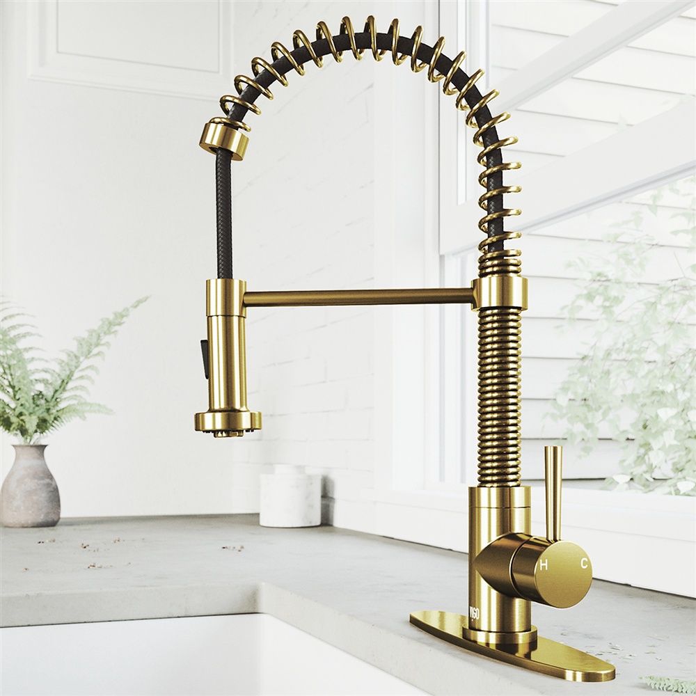 Vigo Edison 1.8 GPM Single Hole Pre-Rinse Kitchen Faucet