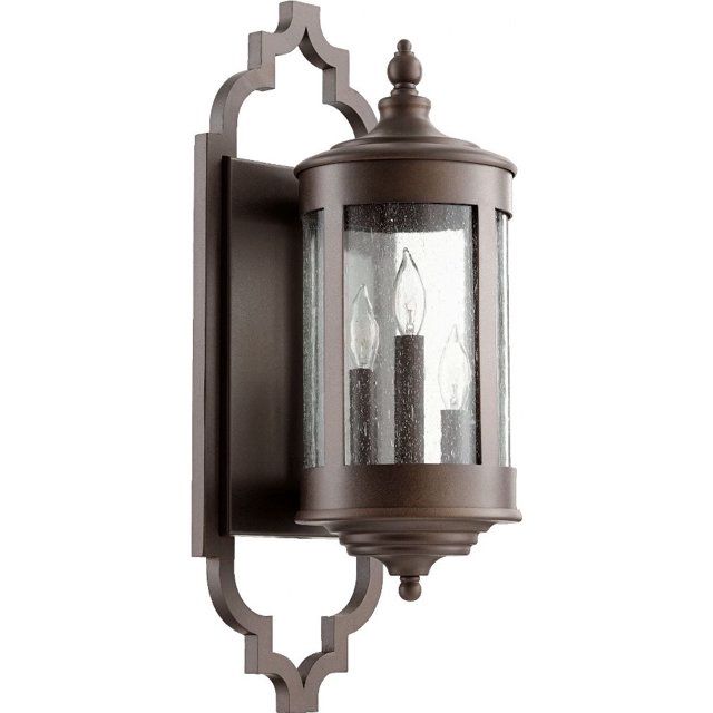 Mayfair - Three Light Outdoor Wall Lantern Oiled Bronze