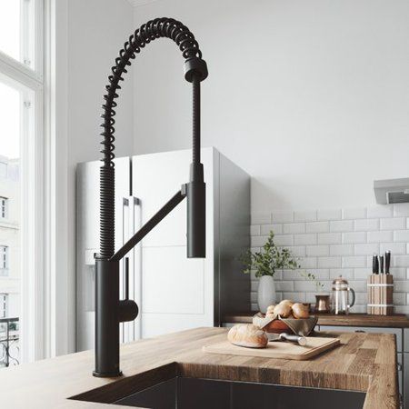 Livingston 1.8 GPM Single Hole Pre-Rinse Pull Down Kitchen Faucet