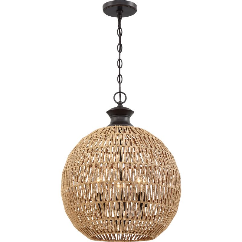 Casablanca 3 Light 18&quot; Wide Cage Pendant