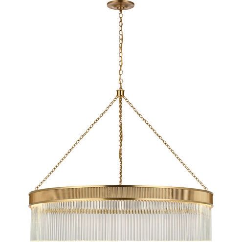 Marie Flanigan Menil LED 34.25 inch Soft Brass Chandelier Ceiling Light Large