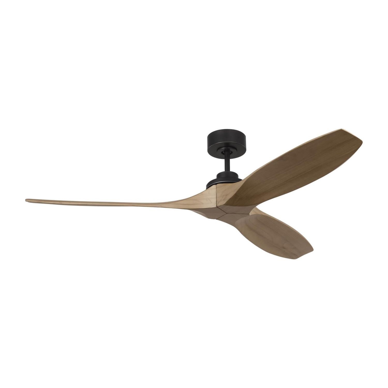 Sean Lavin Collins 60 in Smart Ceiling Fan with Midnight Housing with Natural Honey Blades