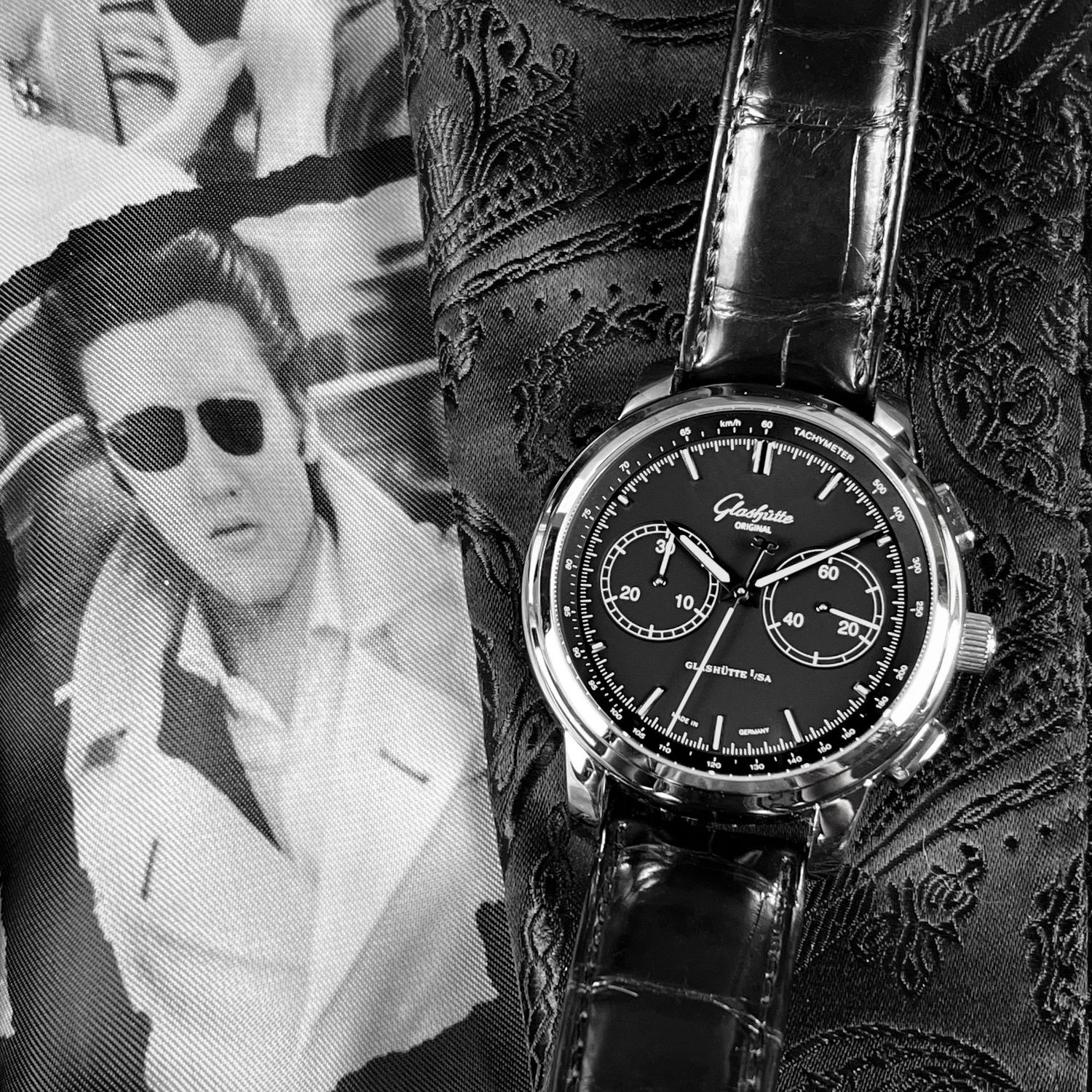 Glashütte Original Senator Chronograph XL 44mm - 1-39-34-20-42-04