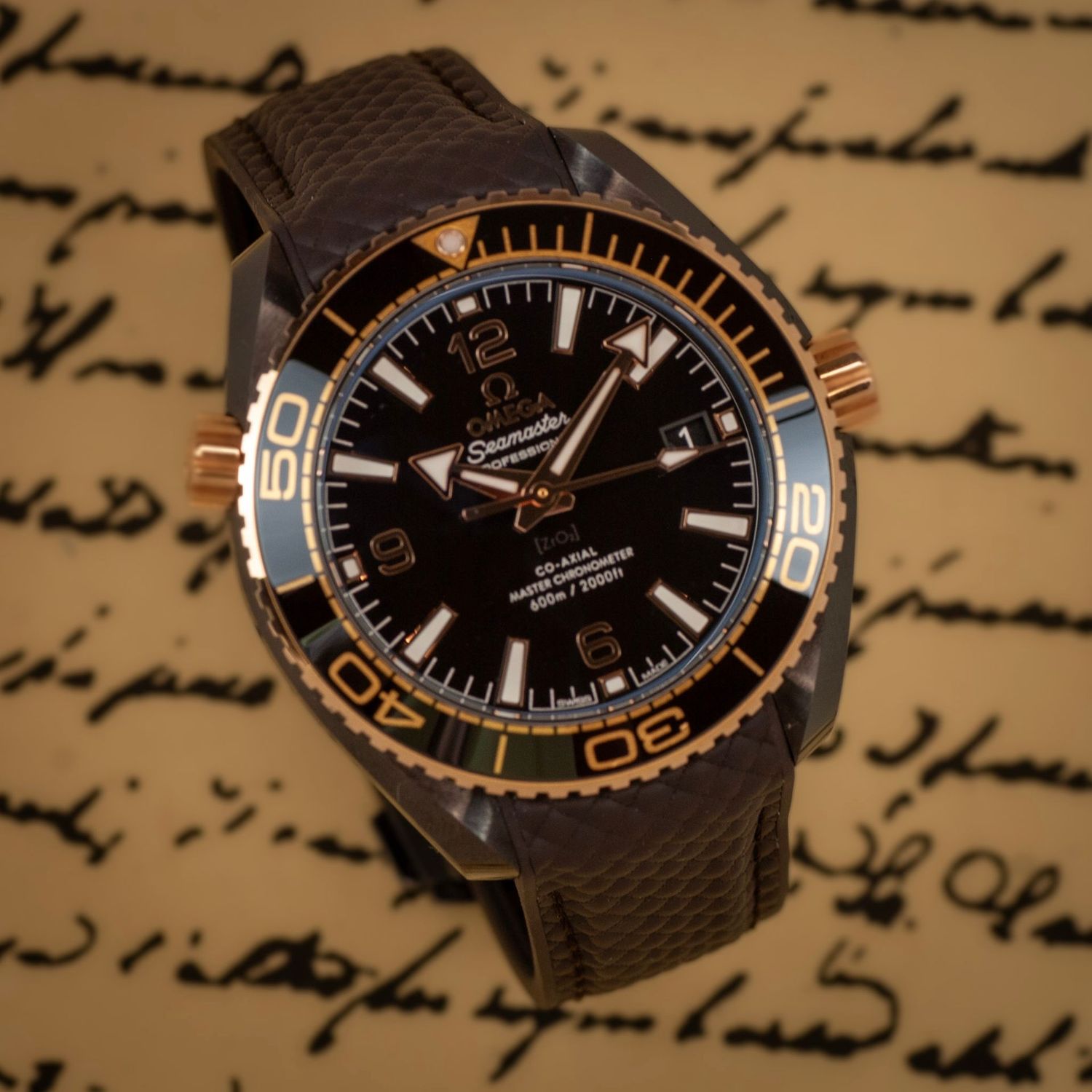 Omega Planet Ocean  39.5mm "Deep Brown" - 215.62.40.20.13.001