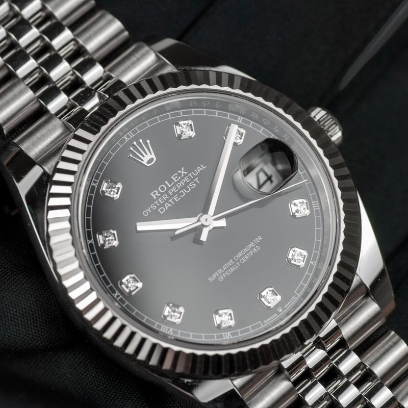 2026 Rolex Datejust 41 Black Diamond Dial - 126334