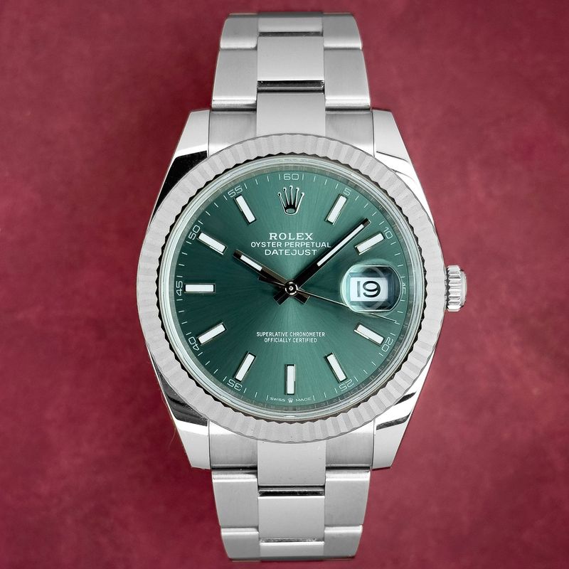2026 Rolex DateJust 41mm Mint Green - 126334