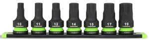 Grip Edge Tools 7-PC 1/2" Dr Short Metric Impact RPT Hex Driver Set