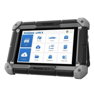 Topdon Phoenix Lite 3 - 8" OE-Level Scan Tool, Serv Funcs, Bi-Directional Controls