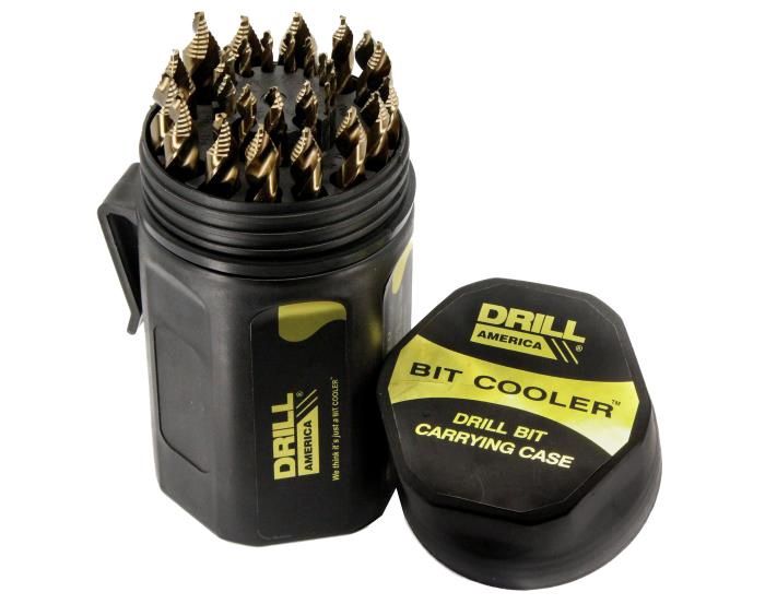 Drill America Step Cobalt 135° Split Point Drill Bits, Size: 29 Piece Step Bit Drill Bit Set