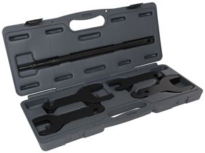 Lisle 10 Piece Pneumatic Fan Clutch Wrench Set,  43350