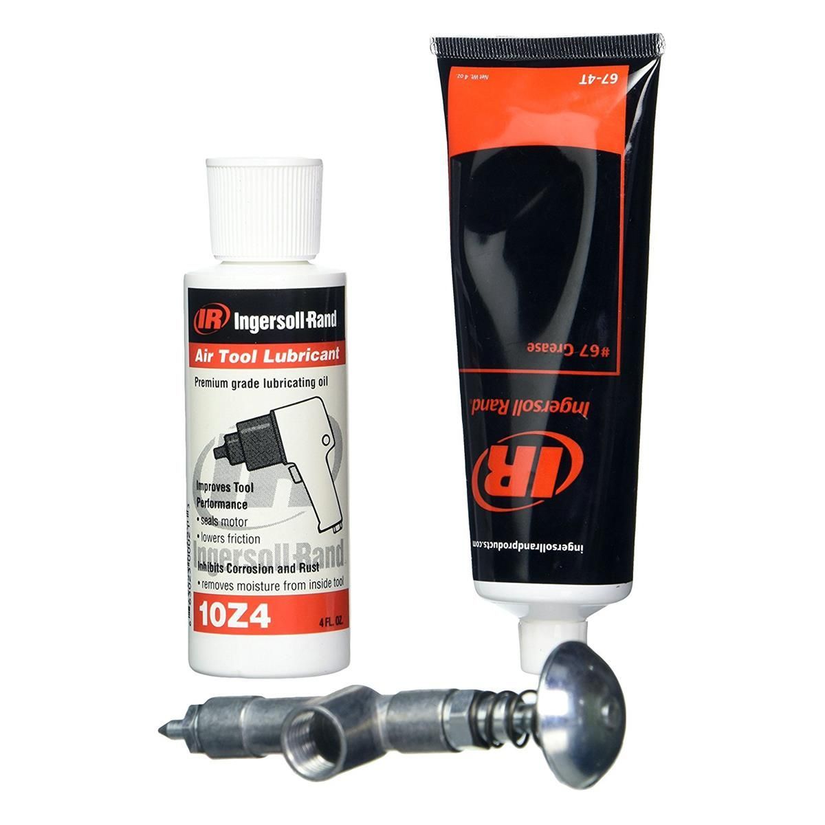 Ingersoll Rand Air Care Lubrication Kit for Ingersoll Rand Tools, includes 10Z4 Oil, 67 Grease and Grease Gun, 67-LBK1