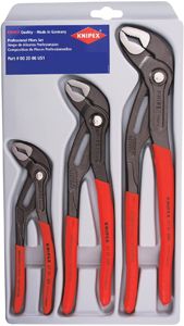 Knipex 3 Piece Cobra Water Pump Plier, 3X87