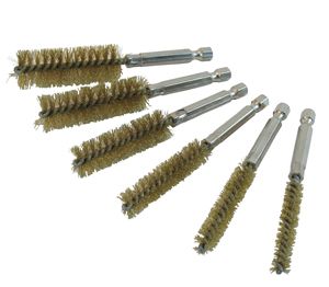 INNOVATIVE PRODUCT OF AMERICA Twisted Wire Bore Brushes, Brass, 8081