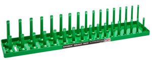 HANSEN GLOBAL 1/2" Drive Metric Regular &amp; Deep Well - Green, 1204