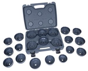 Lisle 21 Piece HD End Cap Oil Filter Set, 61460