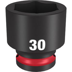 Milwaukee Tool SHOCKWAVE Impact Duty 1/2"Drive 30MM Standard 6 Point Socket 49-66-6262