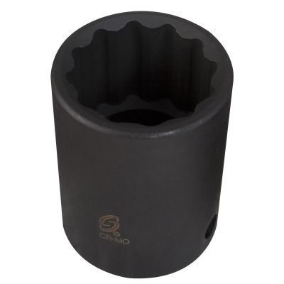 SUNEX 1/2" Drive, 12 Point Impact Socket, 3/4 ", 224Z