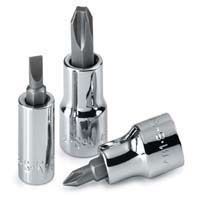 S K Hand Tools 3/8 in. Drive Phillips Screwdriver Bit Socket No. 2, 45482