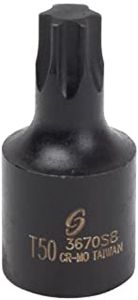 SUNEX 3/8" Drive T50 Internal Star Impact Socket