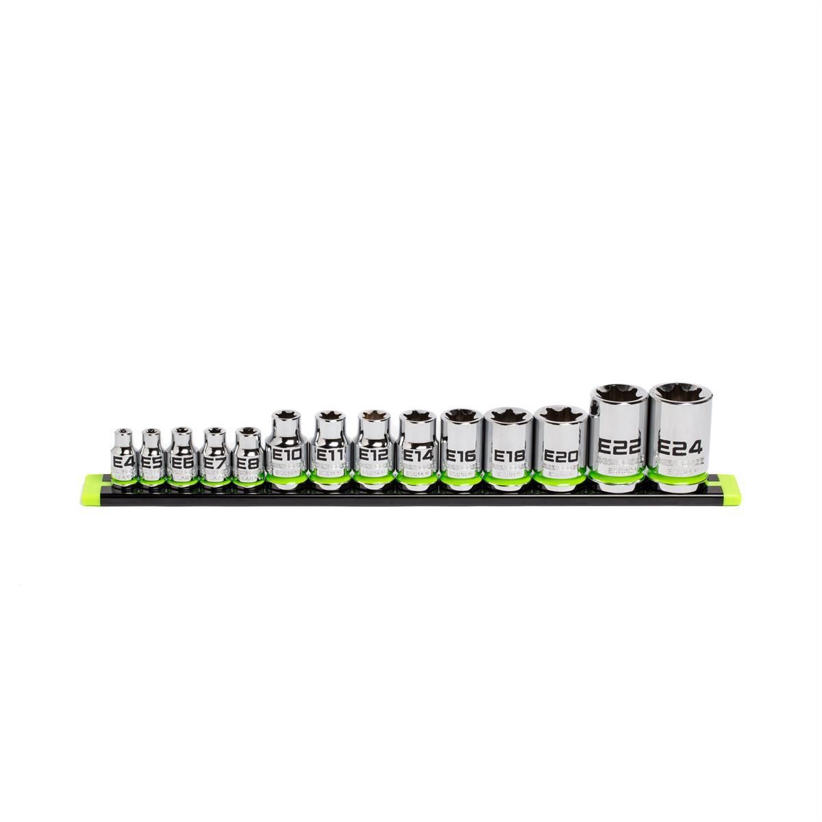 GripEdge 14 Piece E-Star RPT Socket Set