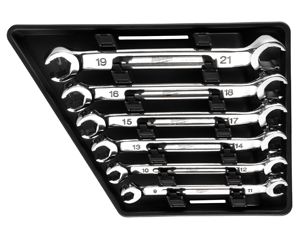 Milwaukee Tool 6pc Double End Flare Nut Wrench Set - Metric 48-22-9471