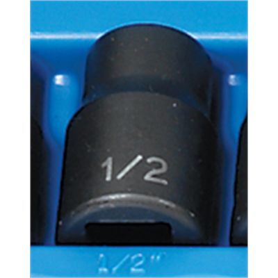 Grey Pneumatic 1/2" Drive x 1/2" Standard - 12 Point Socket 2116R
