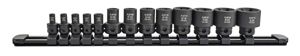 Astro Pneumatic 13pc 1/4" &amp; 3/8" Drive External Torx Nano Impact Socket Set, 78313